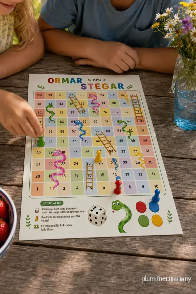 Ormar och stegar - Klassiskt spel
