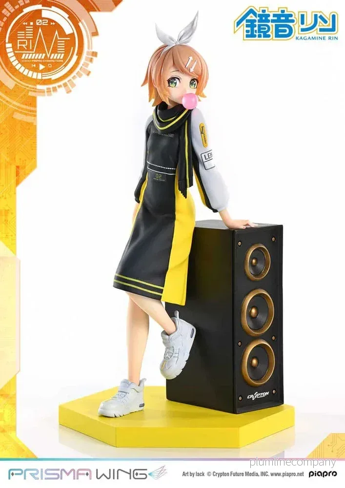 Vocaloid Piapro Characters Prisma Wing PVC Figur 1/7 Kagamine Rin (Art by lack) 21 cm Vocaloid Piapro Characters Prisma Wing PVC Figur 1/7 Kagamine Rin (Art by lack) 21 cm