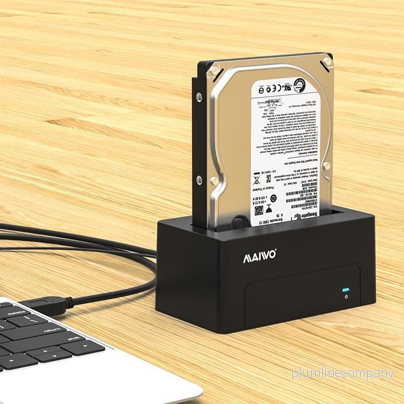 Maiwo K308C USB C 3.2 Gen2 10Gbps Dockningsstation för 1st 2,5 3,5 SATA HDD SSD upp till 14TB med stöd för UASP, Stöd för SATAIII 6Gbps - Bild 2