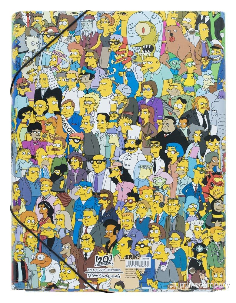 The Simpsons elastisk mapp 34 x 26 cm - Bild 2