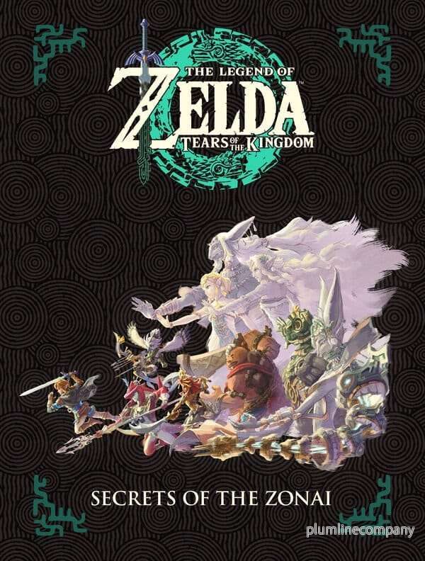 The Legend of Zelda Konstbok Tears of the Kingdom – Zonais hemligheter Inbunden utgåva på engelska
