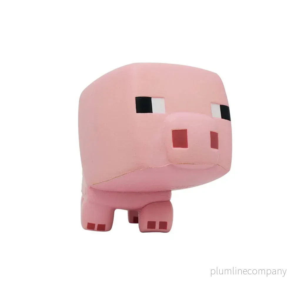 Minecraft Mega Squishme Anti-Stress Figur - Serien 1 Grisen 15 cm