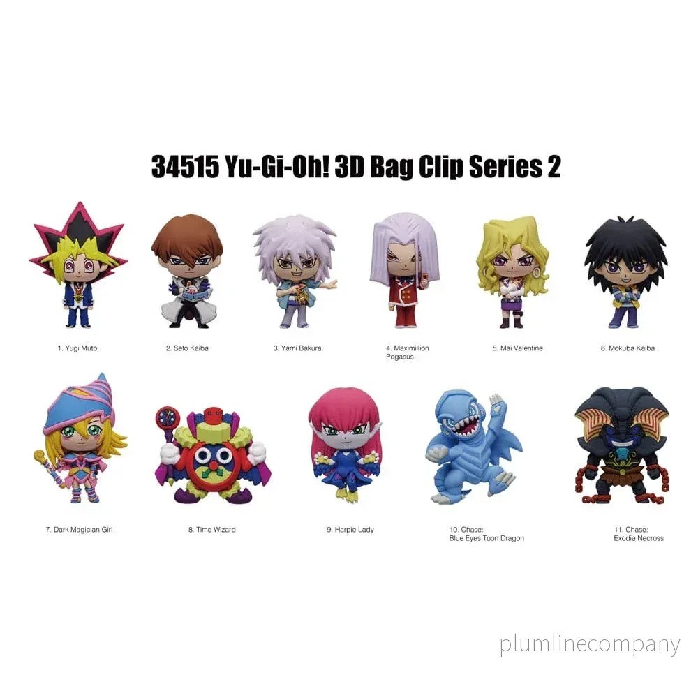 Yu-Gi-Oh PVC Bag Clips Series 2 Display (24) - Bild 2