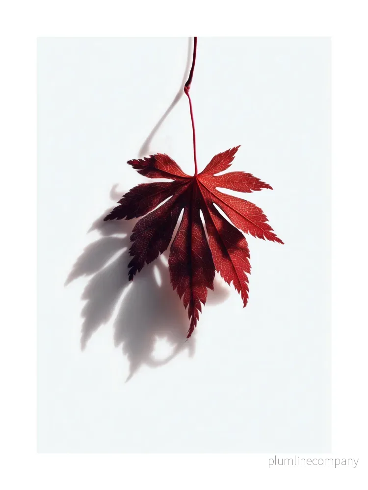 Red Maple Leaf Poster