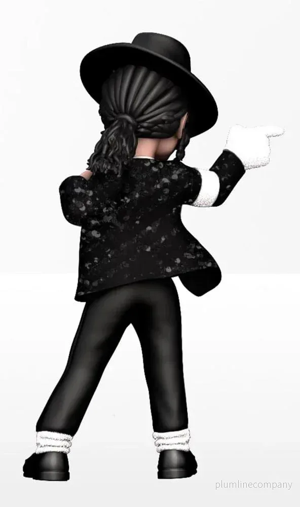 Michael Jackson Minix Figur Billie Jean 12 cm - Bild 3