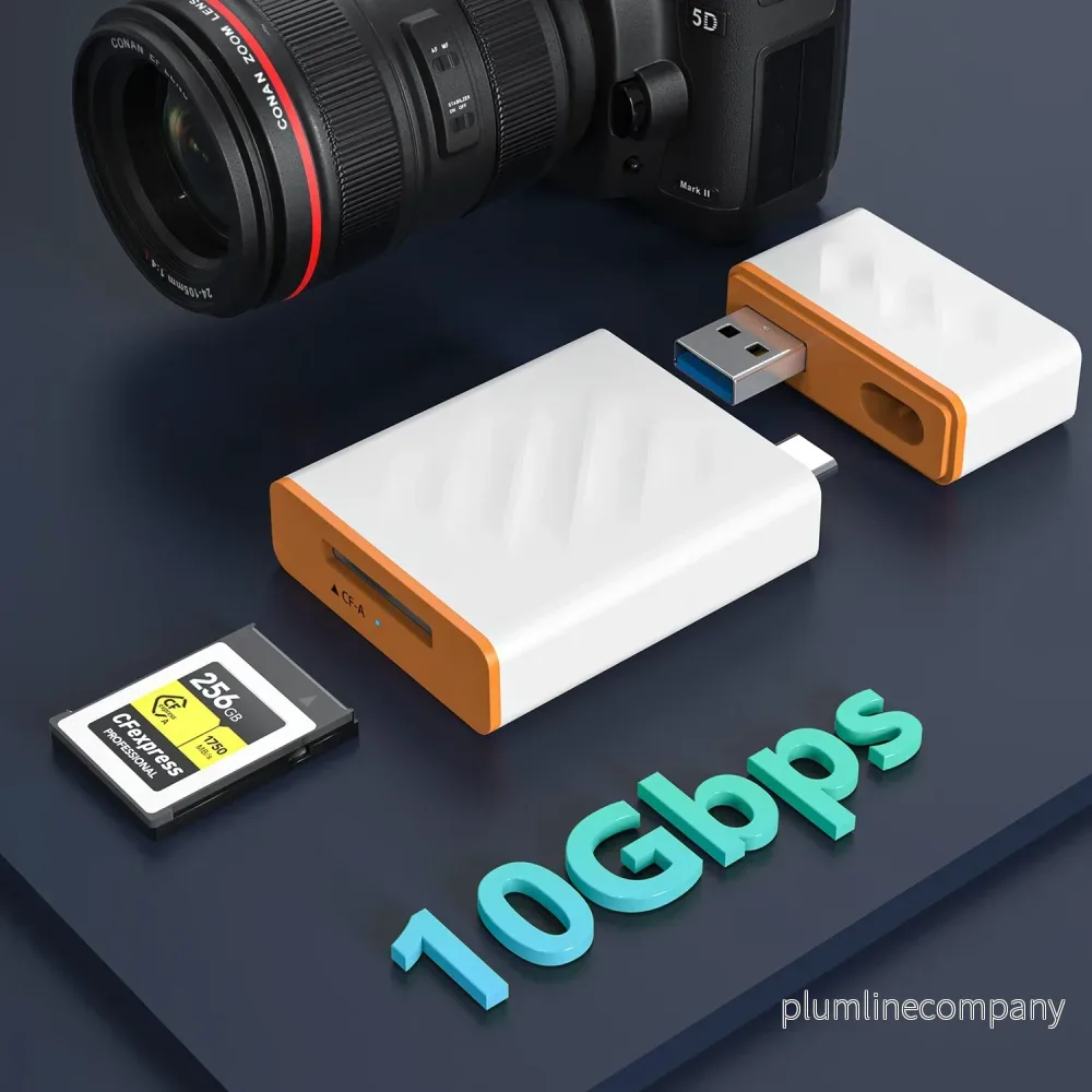 NÖRDIC USB-A, USB-C 3.0 Kortläsare CFexpress Type A UHS-I NÖRDIC USB-A, USB-C 3.0 Kortläsare CFexpress Type A UHS-I