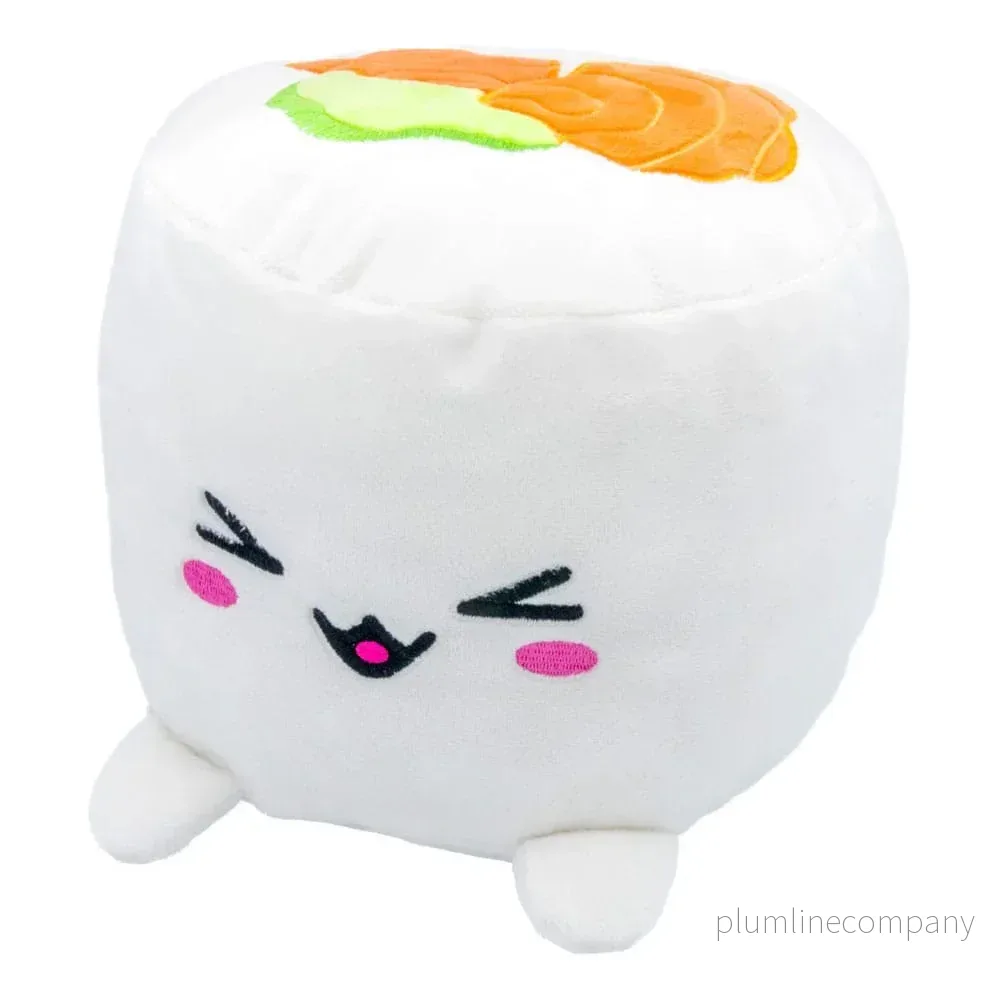 Plushi Plush Figur Uramaki Sushi med Lax 20 cm Plushi Plush Figur Uramaki Sushi med Lax 20 cm