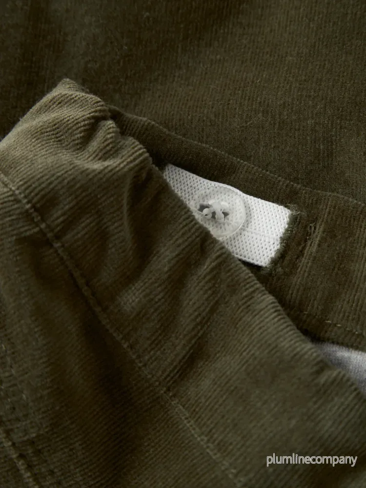 Manchesterbyxor - Olive Night - NBMBEN REG CORD WL PANT 4609-YT - Bild 3