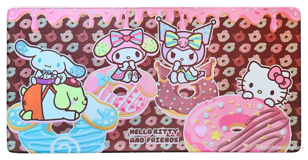 Sanrio Pink Black Party Series XXL Musmatta Hello Kitty & Friends Donuts Sanrio Pink Black Party Series XXL Musmatta Hello Kitty & Friends Donuts