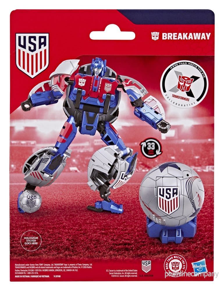 Transformers x US Soccer Federation Actionfigur Breakaway 14 cm - Bild 3