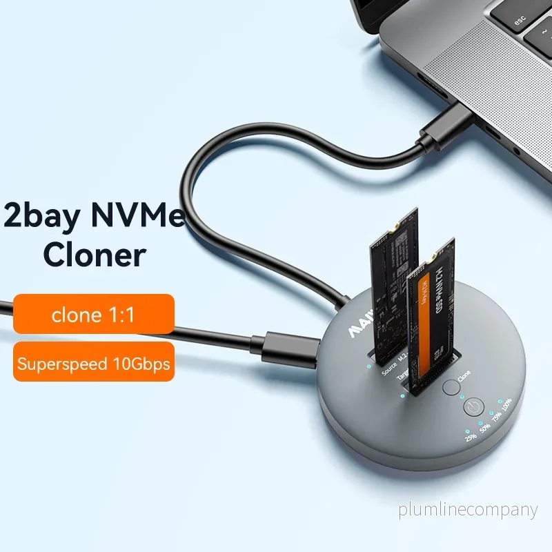 Maiwo K3026AN USB3.2 NVMe M.2 SSD klon dockningsstation Maiwo K3026AN USB3.2 NVMe M.2 SSD klon dockningsstation