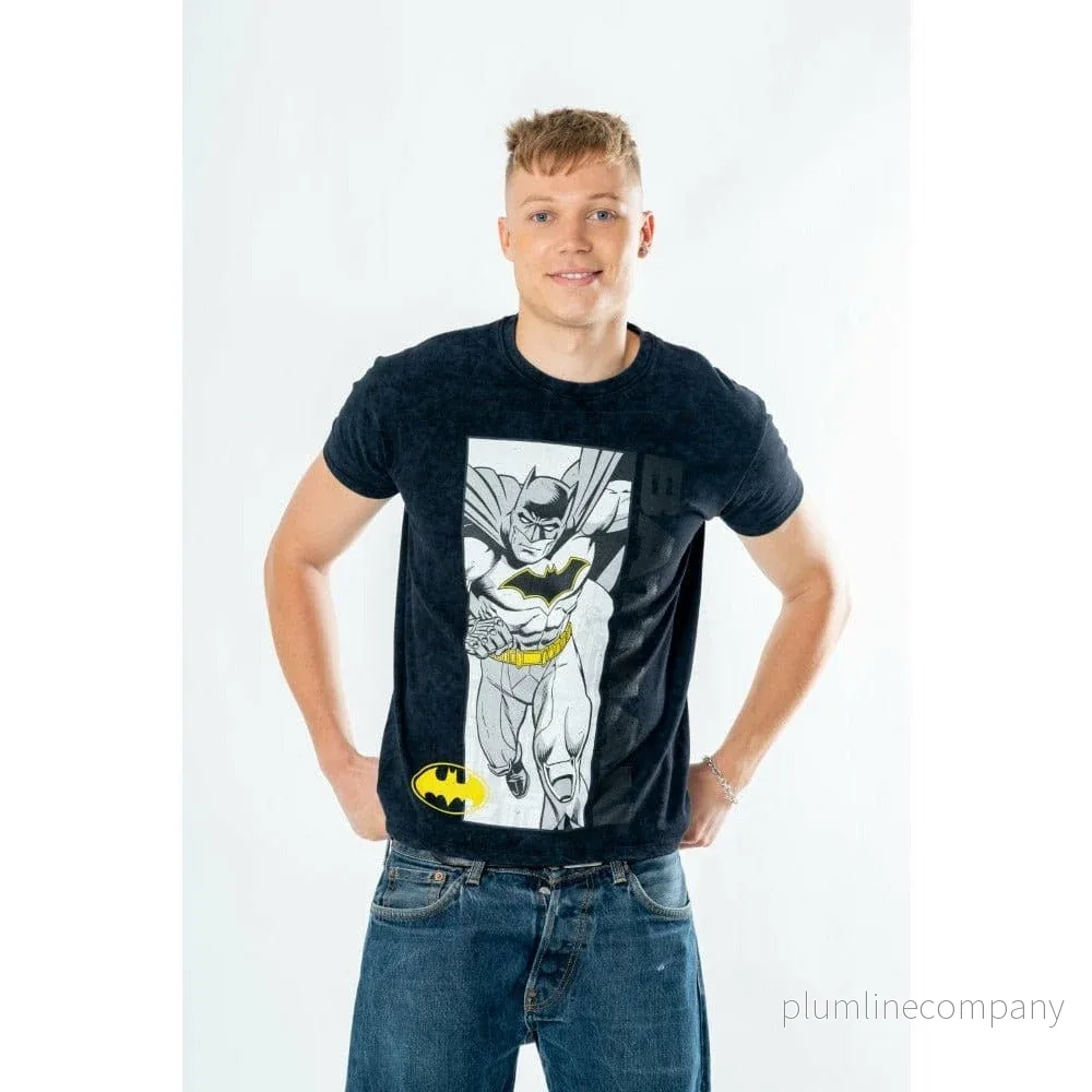 Batman T-shirt med Comic Acid Wash-effekt Batman T-shirt med Comic Acid Wash-effekt