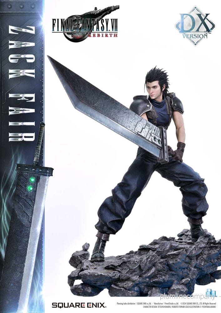 Final Fantasy VII Rebirth Staty 1/4 Zack Fair Deluxe Ver. 57 cm