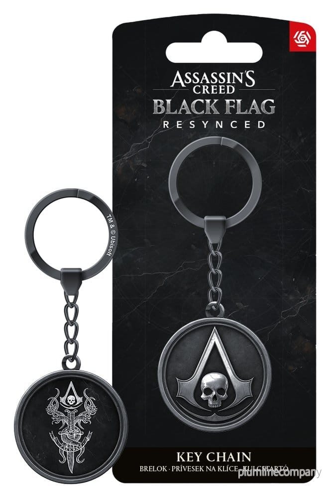Assassin’s Creed Black Flag Resynced Nyckelring med Jackdaw-motiv Assassin’s Creed Black Flag Resynced Nyckelring med Jackdaw-motiv