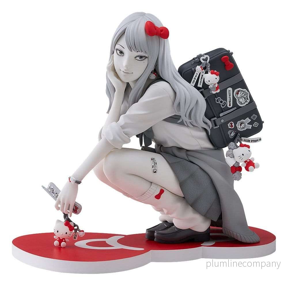 Junji Ito PVC-figur Gyaru Tomie x Hello Kitty 14 cm Junji Ito PVC-figur Gyaru Tomie x Hello Kitty 14 cm