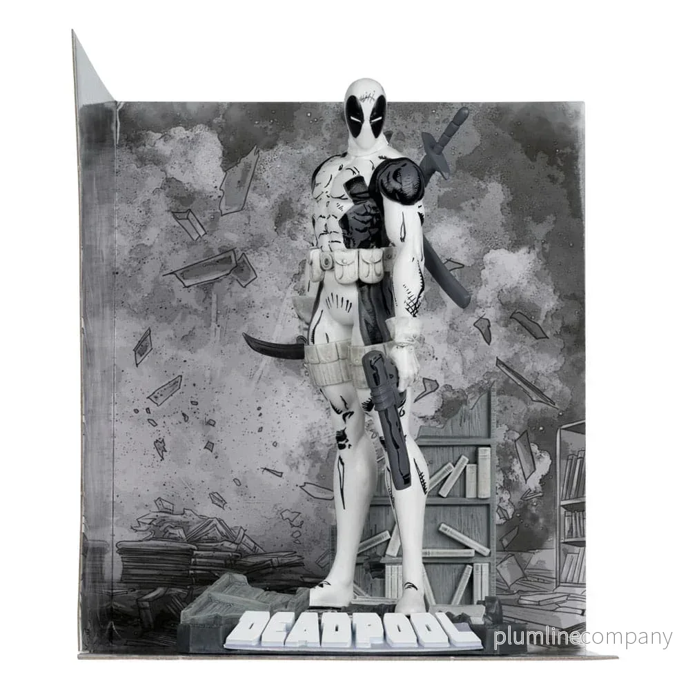 Marvel Collection PVC Figur 1/10 Deadpool (The New Mutants #98) (Line Art) (Gold Label) 17 cm - Bild 3
