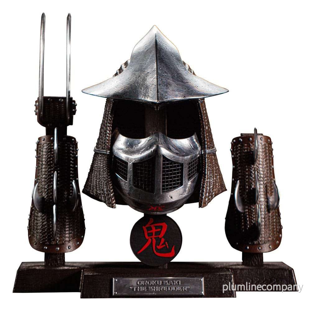 Teenage Mutant Ninja Turtles Shredder rustningsset i naturlig storlek (Electroplated Edition) 53 cm Teenage Mutant Ninja Turtles Shredder rustningsset i naturlig storlek (Electroplated Edition) 53 cm