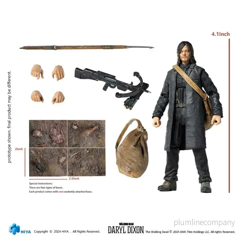 The Walking Dead Exquisite Mini Action Figur 1/18 Daryl 11 cm - Bild 3