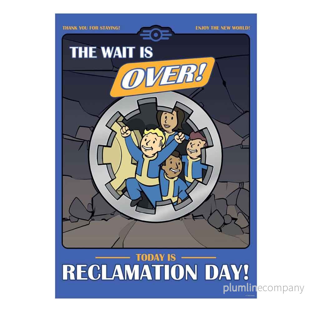 Fallout Konsttryck Reclamation Day Limited Edition 42 x 30 cm Fallout Konsttryck Reclamation Day Limited Edition 42 x 30 cm