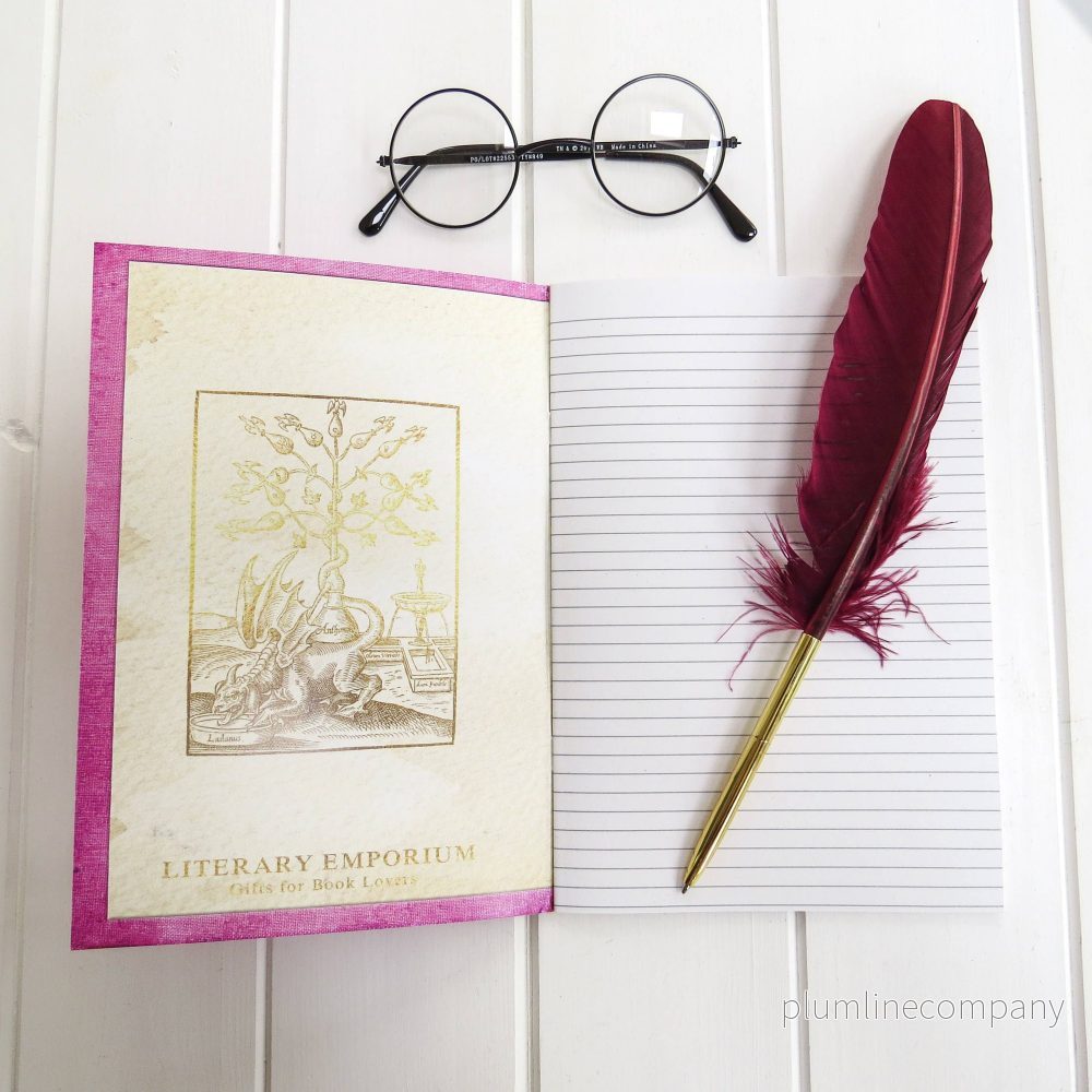LiteraryEmporium - Magisk varelser anteckningsbok med rosa A5 linjerade sidor - Bild 3