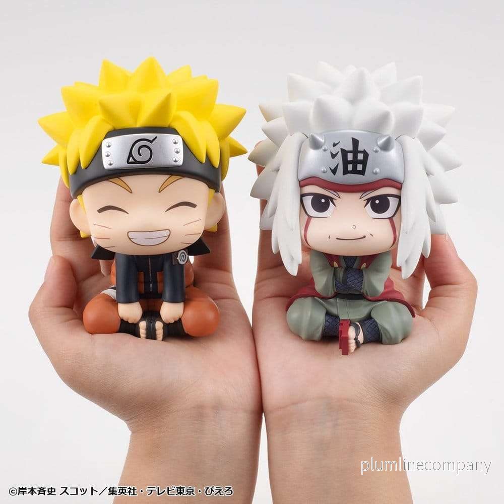 Naruto Shippuden Look Up PVC-figurer 2-pack Naruto Uzumaki Smile Ver. & Jiraiya 11 cm med gåva Naruto Shippuden Look Up PVC-figurer 2-pack Naruto Uzumaki Smile Ver. & Jiraiya 11 cm med gåva
