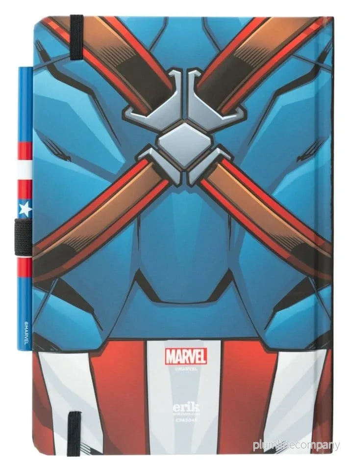 Marvel Captain America Premium Anteckningsblock med Penna Uniform A5 - Bild 2
