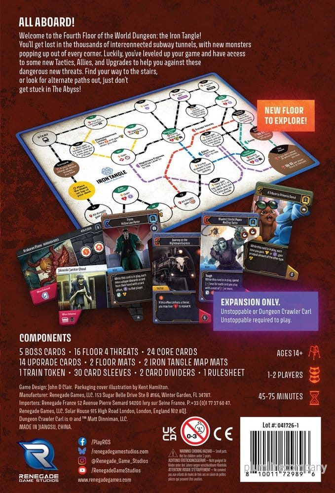 Dungeon Crawler Carl Oövervinnerlig: The Iron Tangle Expansion – Engelska versionen - Bild 2