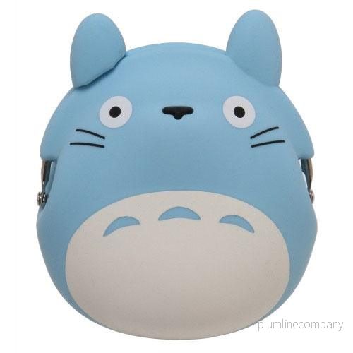 Min granne Totoro mini silikonmyntbörs Totoro blå 9 cm - Bild 2