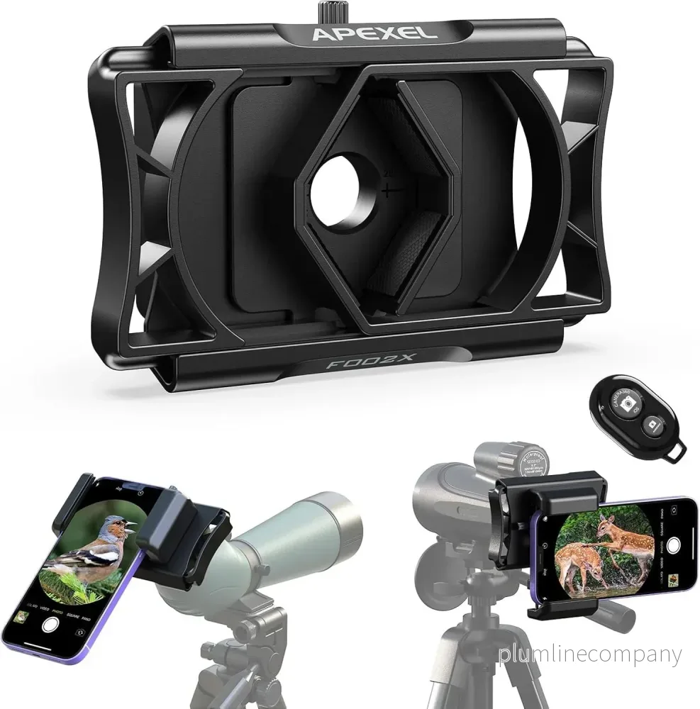 APEXEL Universell Mobiltelefonmikroskopadapter med Fjärrutlösare och 360° Rotation APEXEL Universell Mobiltelefonmikroskopadapter med Fjärrutlösare och 360° Rotation
