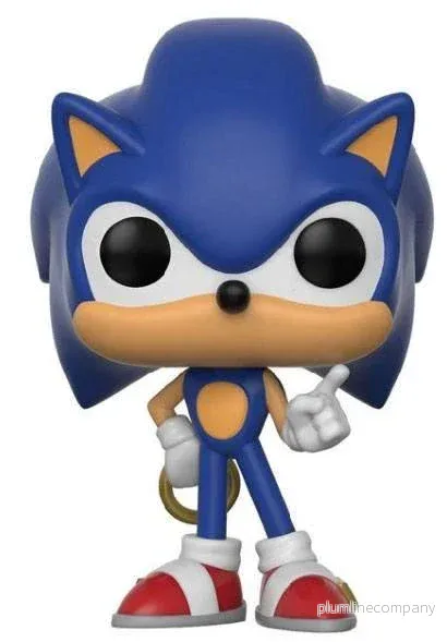 Sonic The Hedgehog POP! Games Figur Sonic (Ring) 9 cm Sonic The Hedgehog POP! Games Figur Sonic (Ring) 9 cm