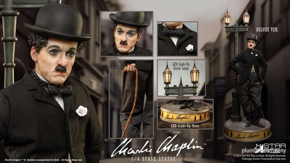 Charlie Chaplin-stat y 1/4 Deluxe Version 50 cm - Bild 2