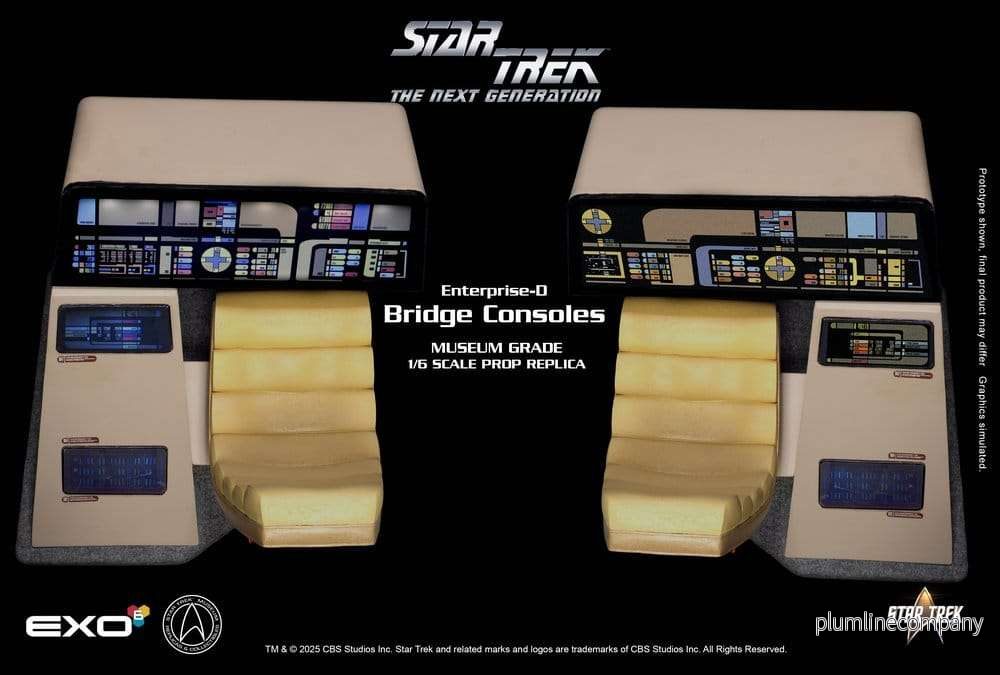 Star Trek: The Next Generation Replica 1/6 Enterprise-D Bridge Consoles Set - Bild 2