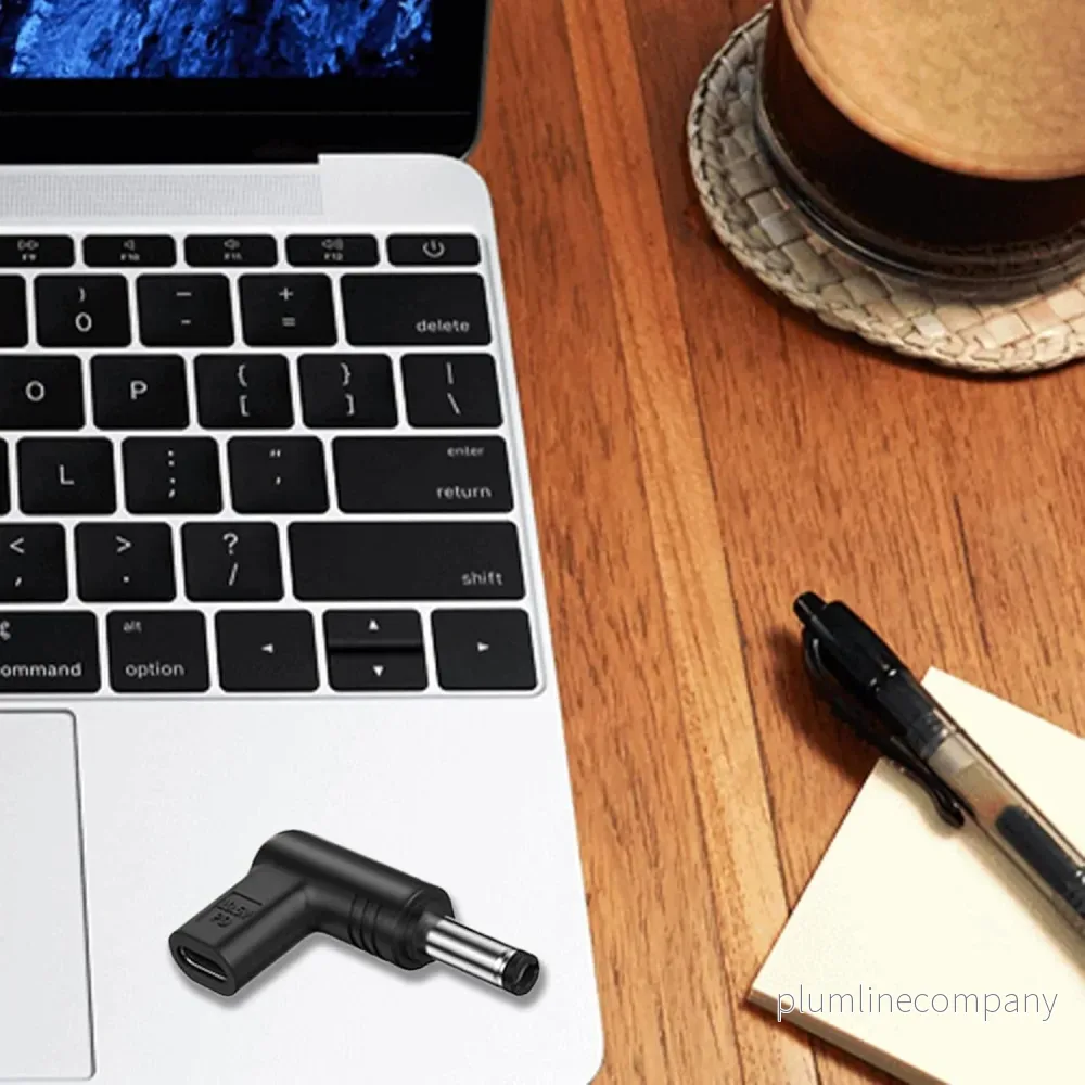 NÖRDIC USB-C till DC 4.5x3.0mm adapter 100W 12-20V för DELL laptops - Bild 2