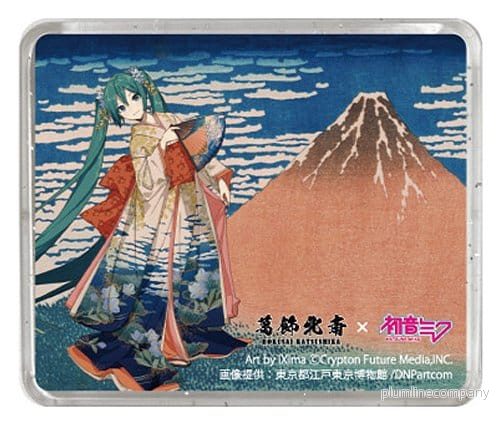 Katsushika Hokusai x Hatsune Miku 3D-magnet Trettiosex vyer över Fuji: Fin vind, klar morgon Katsushika Hokusai x Hatsune Miku 3D-magnet Trettiosex vyer över Fuji: Fin vind, klar morgon