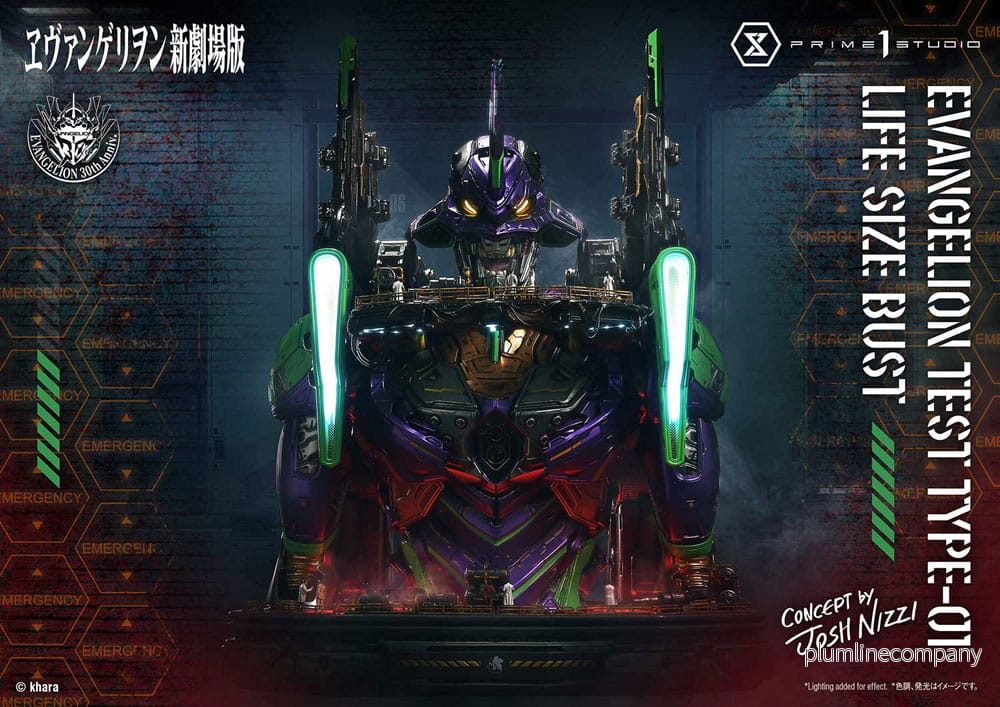 Neon Genesis Evangelion Life Size Bust 1/1 Test Type-01 (Concept by Josh Nizzi) Bonus Ver. 86 cm Neon Genesis Evangelion Life Size Bust 1/1 Test Type-01 (Concept by Josh Nizzi) Bonus Ver. 86 cm