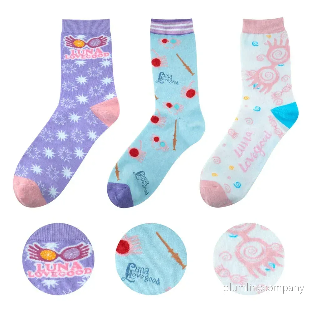 Harry Potter Strumpor 3-Pack Luna Lovegood