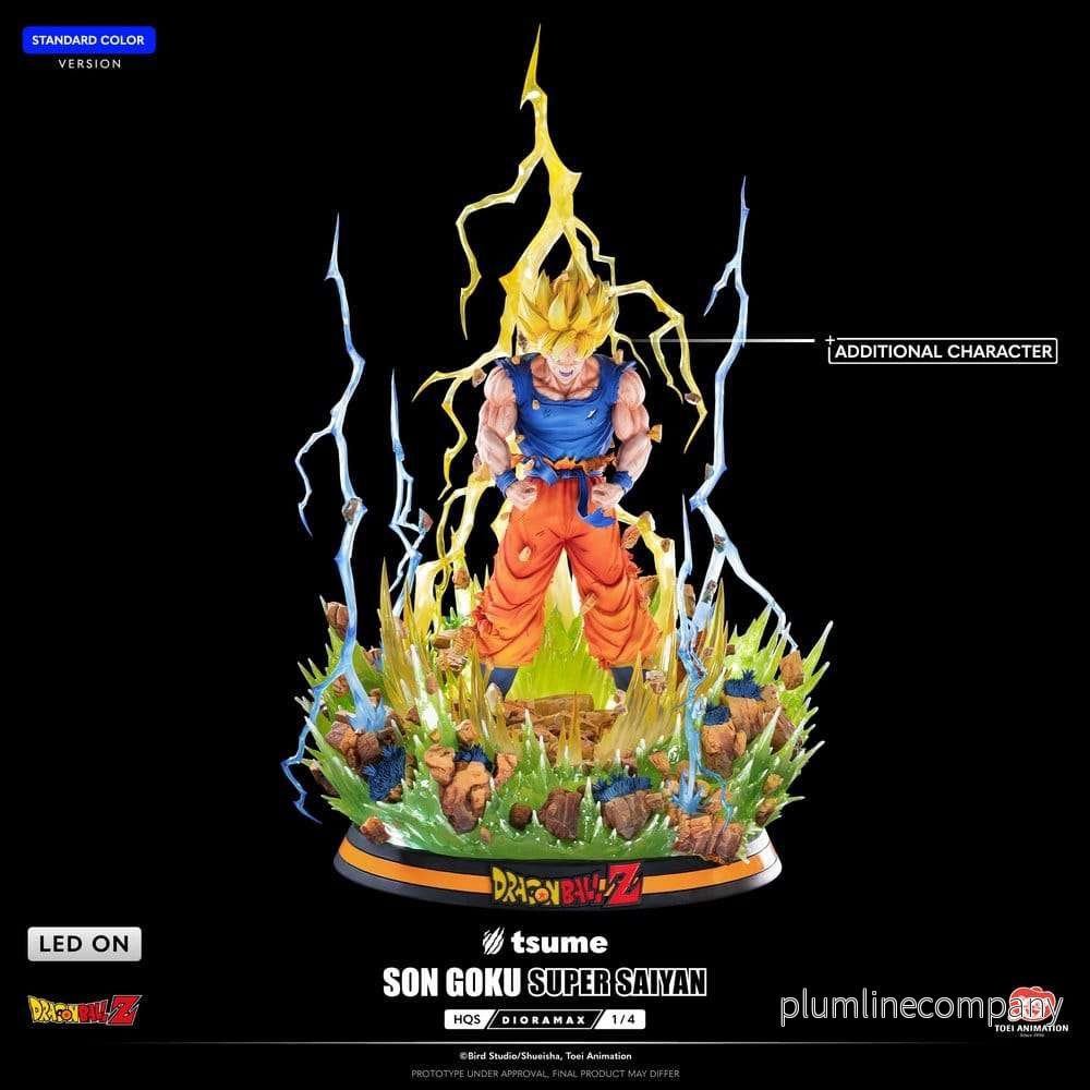 Dragon Ball Z HQS Dioramax Figur 1/4 Son Goku Super Saiyan 51 cm - Bild 3