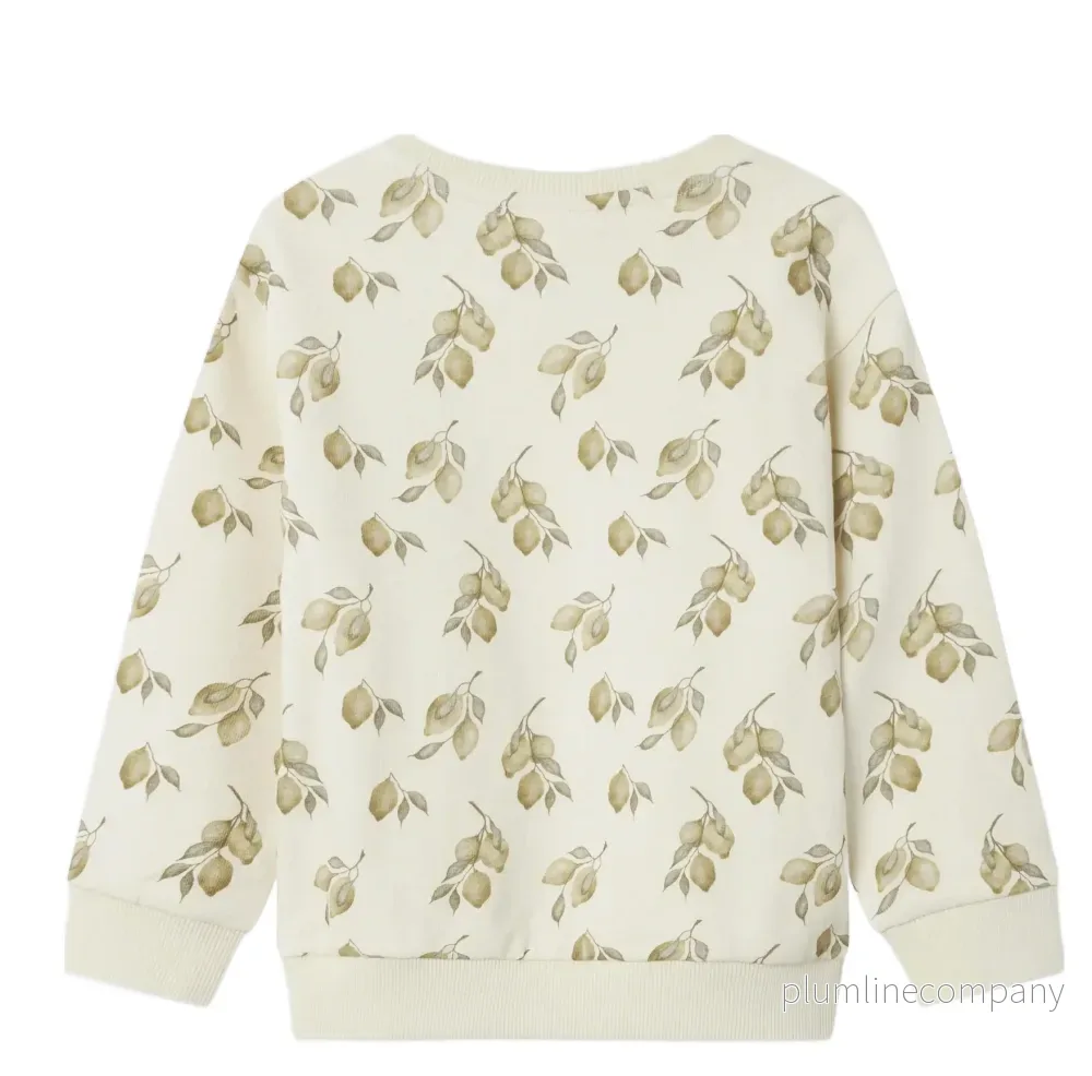 Sweatshirt - NMNJOBO KIO LS LOOSE SWEAT LIL - Turtledove LEMONS - Bild 2
