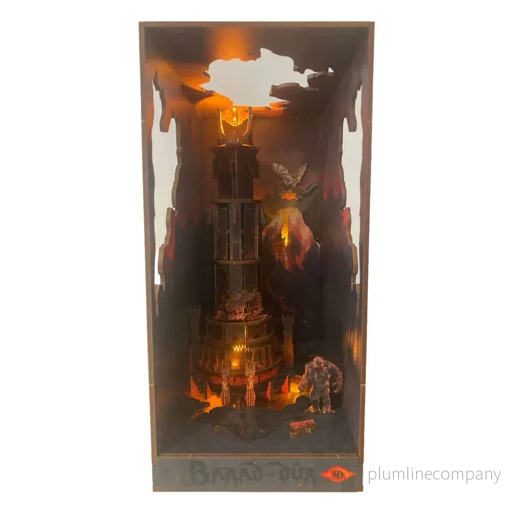 Lord of the Rings Tiny Adventures Book Nook Mini Diorama Barad-Dûr 23 cm - Bild 2