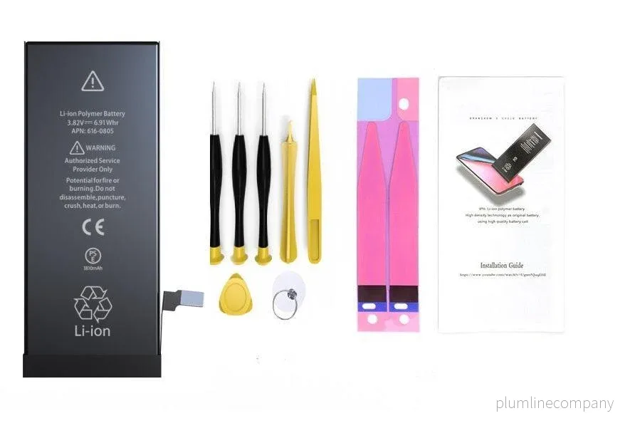 NÖRDIC Batteri till Iphone 5 med verktygskit 7delar och batteritejp 1440mAh - Bild 2