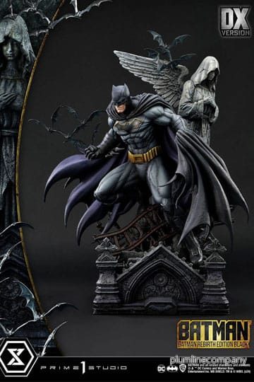 Batman Ultimate Premium Masterline Series-statyn 1/4 Batman Rebirth Edition Black Deluxe Version 71 cm Batman Ultimate Premium Masterline Series-statyn 1/4 Batman Rebirth Edition Black Deluxe Version 71 cm