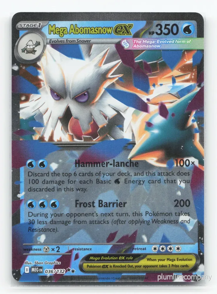 Mega Abomasnow ex 036/132 – Mega Evolution Mega Abomasnow ex 036/132 – Mega Evolution