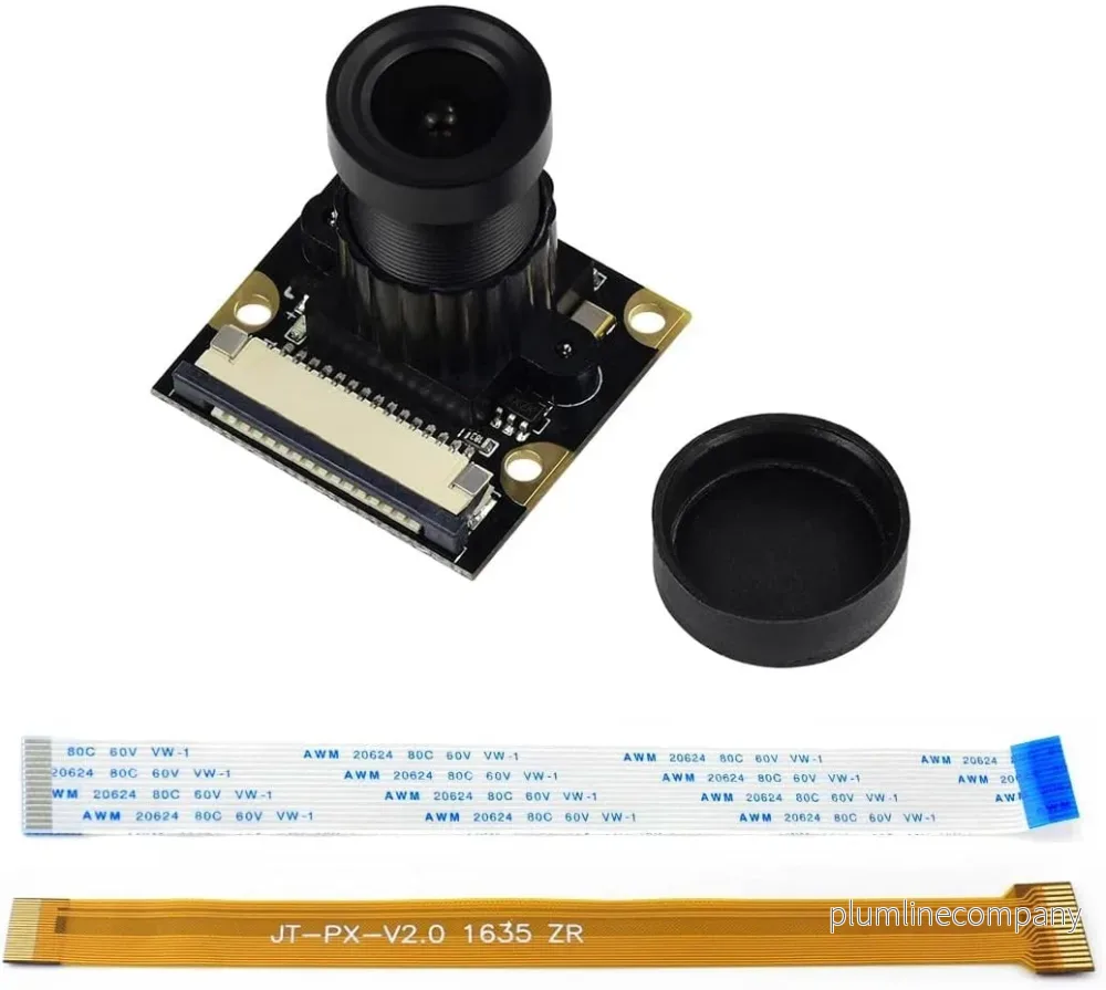 Waveshare Raspberry Pi Camera (F) 5MP OV5647 Night Vision Kameramodul Kit, 1080p IR-kamera med webbkamerafunktion för alla versioner av Raspberry Pi Waveshare Raspberry Pi Camera (F) 5MP OV5647 Night Vision Kameramodul Kit, 1080p IR-kamera med webbkamerafunktion för alla versioner av Raspberry Pi