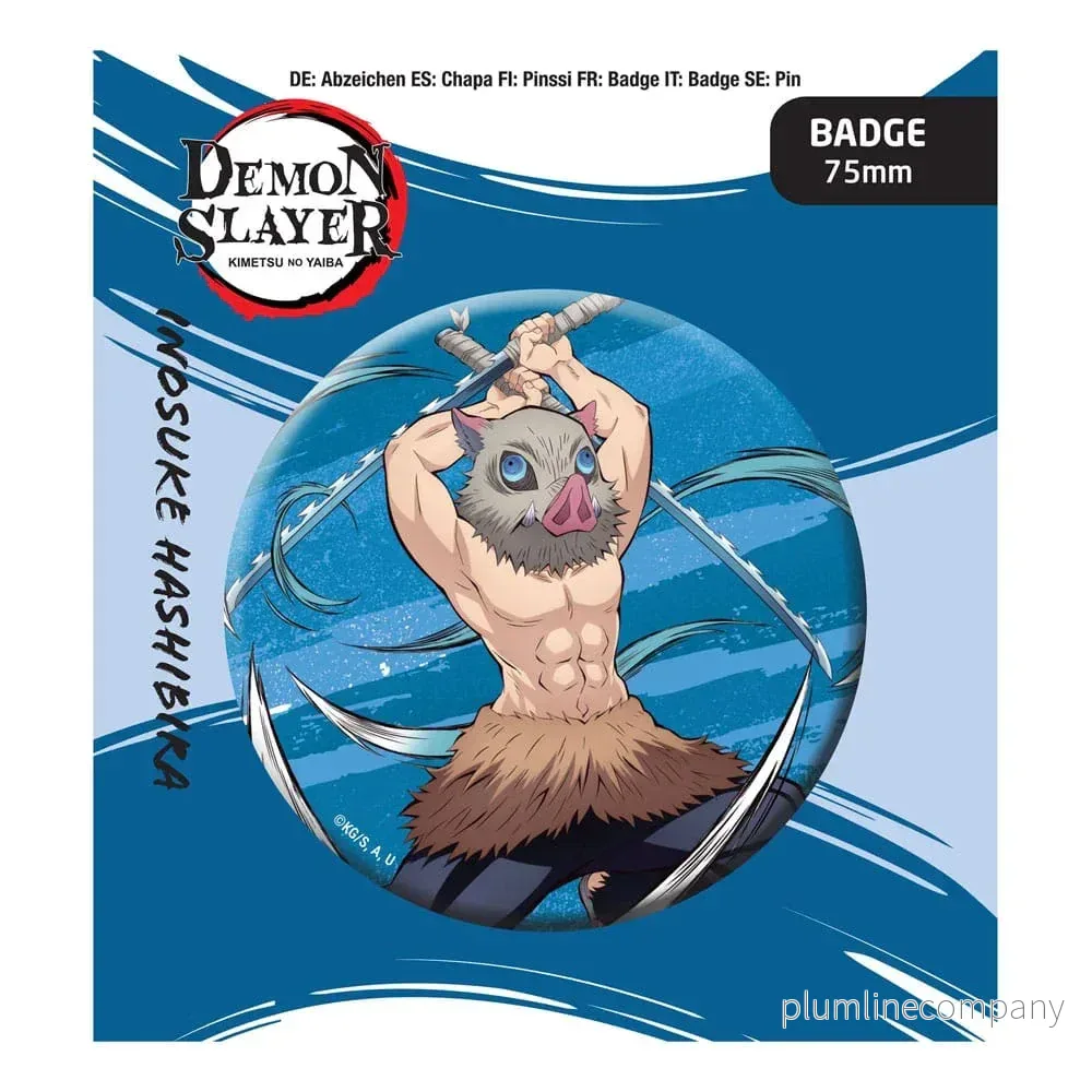 Demon Slayer: Kimetsu no Yaiba Inosuke Hashibira Pin Badge - Bild 2