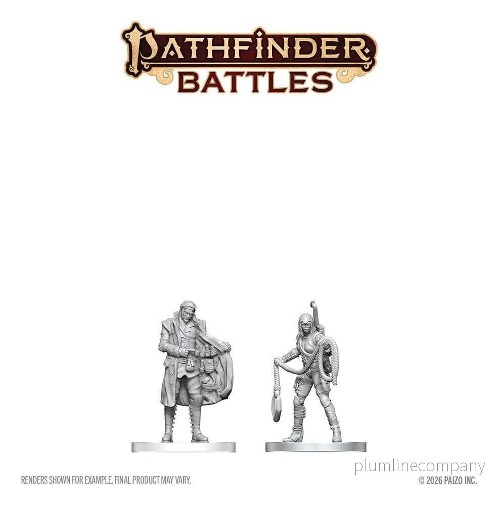 Pathfinder Battles Deep Cuts omålad miniatyr Burglar & Fence 14 cm - Bild 2