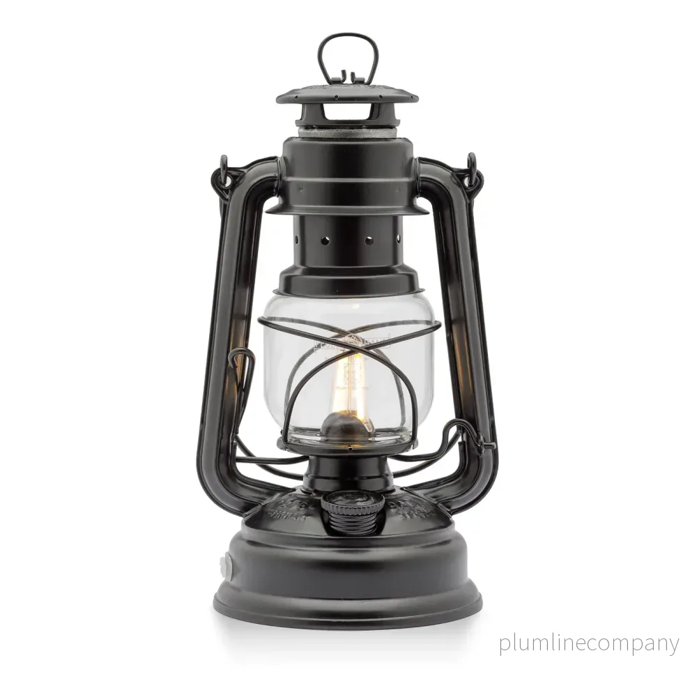 Feuerhand LED-Stormlykta 276 Mattsvart
