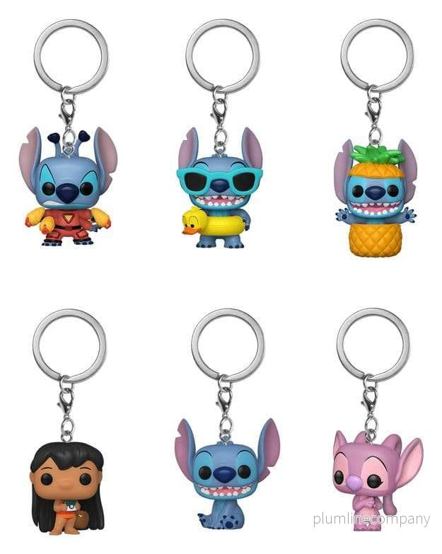 Lilo & Stitch POP! Vinyl-nyckelringar 4 cm display (12) - Bild 2