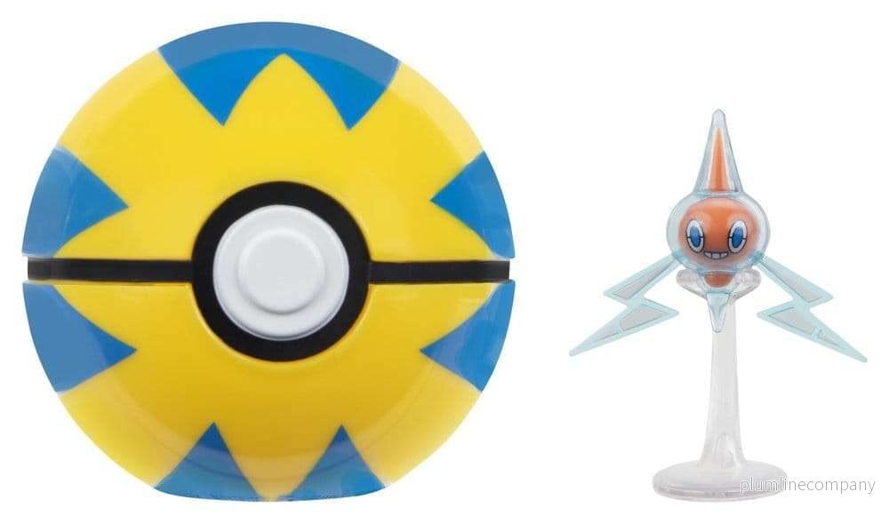 Pokémon Clip ’n’ Go Action Figure Wave 21 Rotom & Quick Ball Pokémon Clip ’n’ Go Action Figure Wave 21 Rotom & Quick Ball