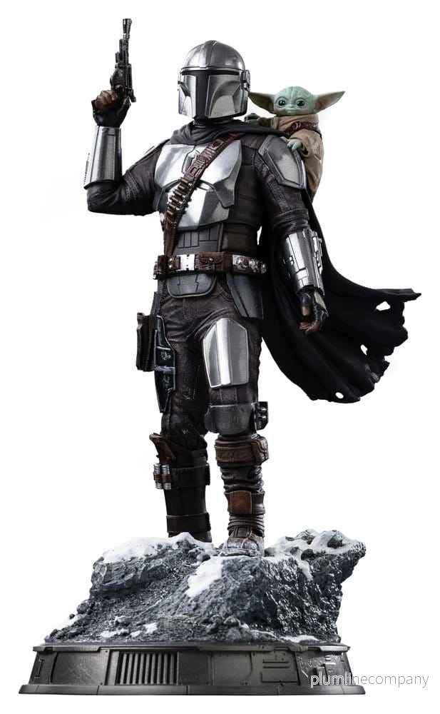 The Mandalorian & Grogu Art Scale Figur 1/10 The Mandalorian och Grogu 25 cm The Mandalorian & Grogu Art Scale Figur 1/10 The Mandalorian och Grogu 25 cm