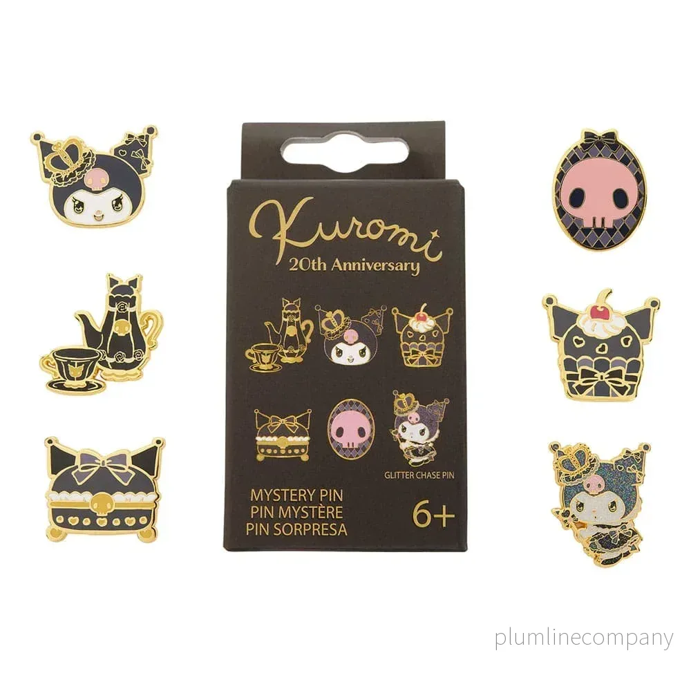 Sanrio by Loungefly Emaljpins Blind Box 20-årsjubileum Kuromi Assortiment (12) Sanrio by Loungefly Emaljpins Blind Box 20-årsjubileum Kuromi Assortiment (12)
